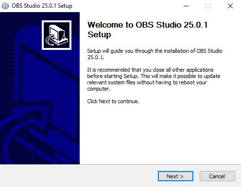 Az OBS Studio livestreaming app telepítése
